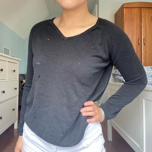 RARE VINTAGE Brandy Melville Distressed V-Neck